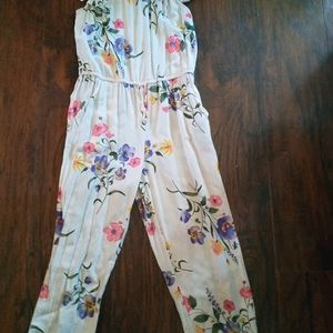 Floral kids jumpsuit